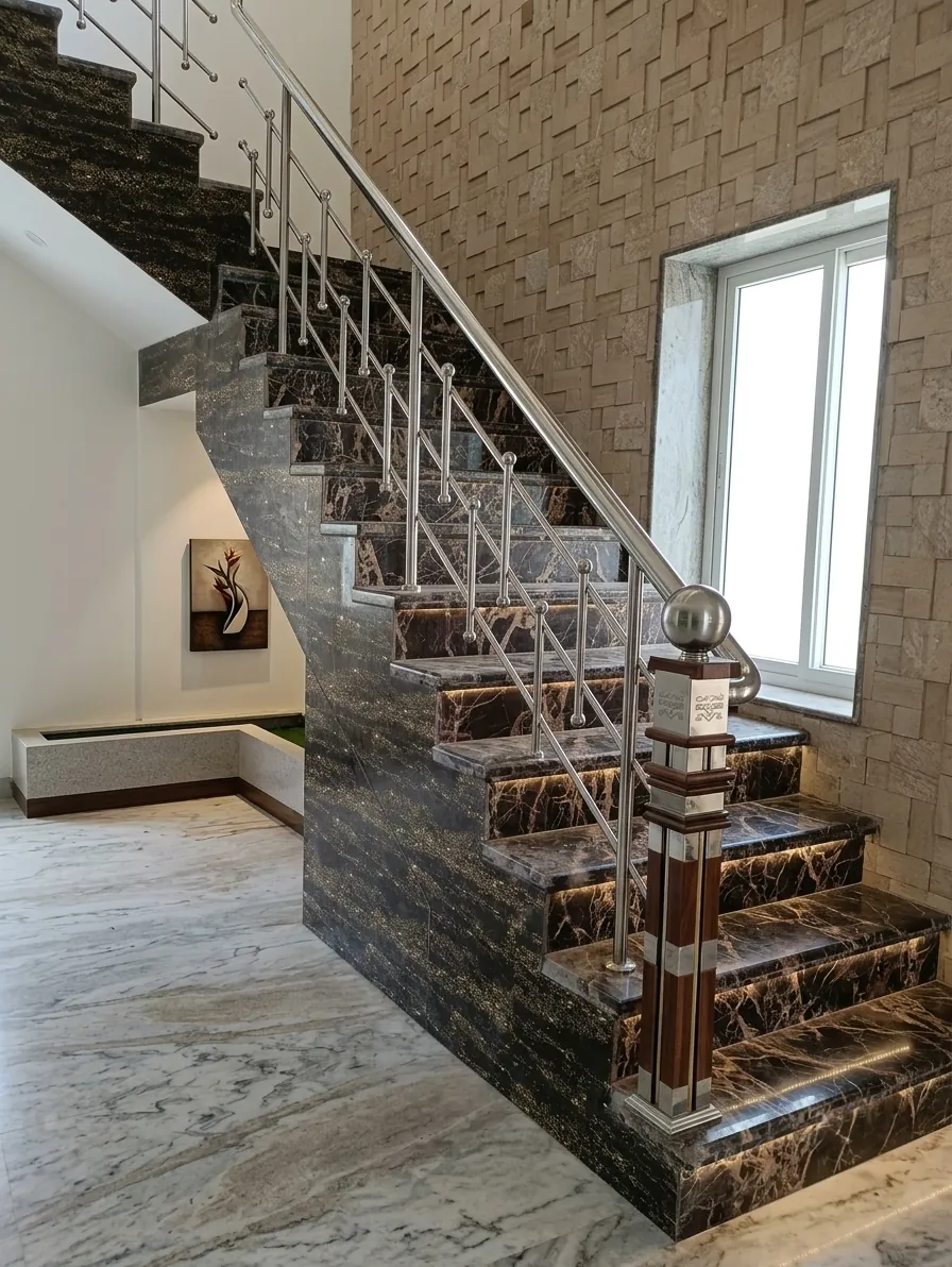 Custom SS Spiral Staircase Framework